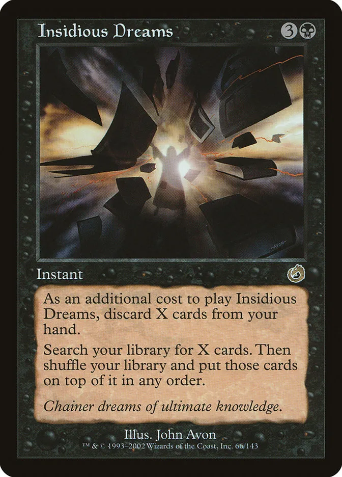 2002 Torment Insidious Dreams rare #66 unlisted card image