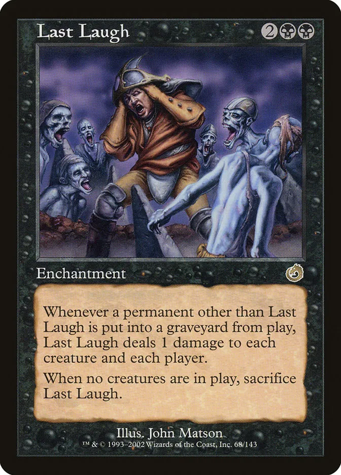 2002 Torment Last Laugh rare #68 unlisted card image