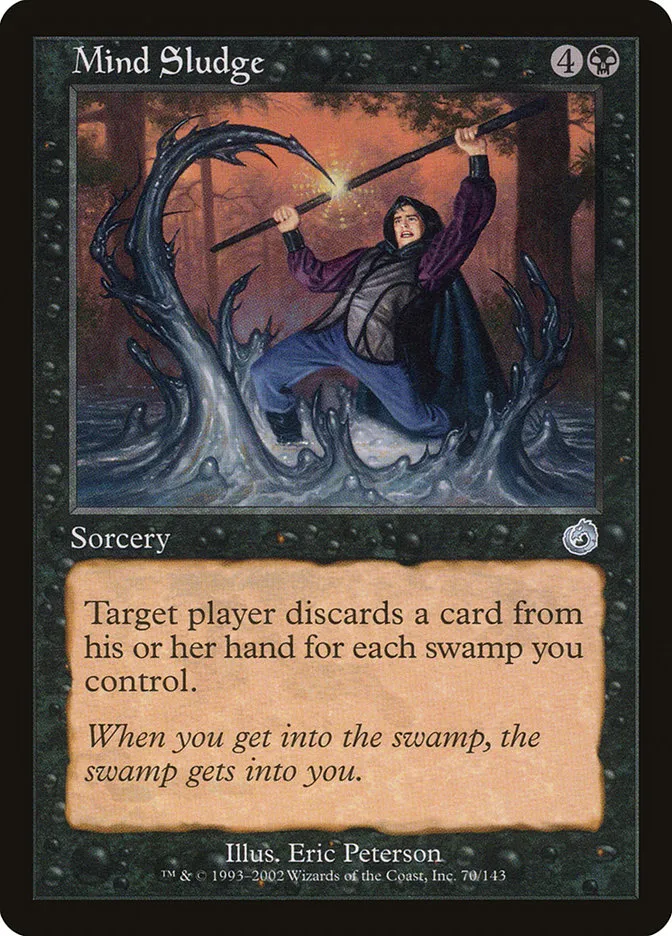 2002 Torment Mind Sludge uncommon #70 unlisted card image