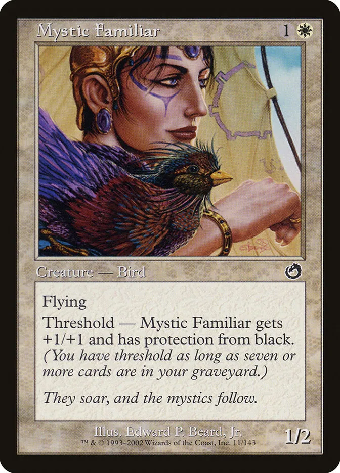 2002 Torment Mystic Familiar common #11 unlisted card image