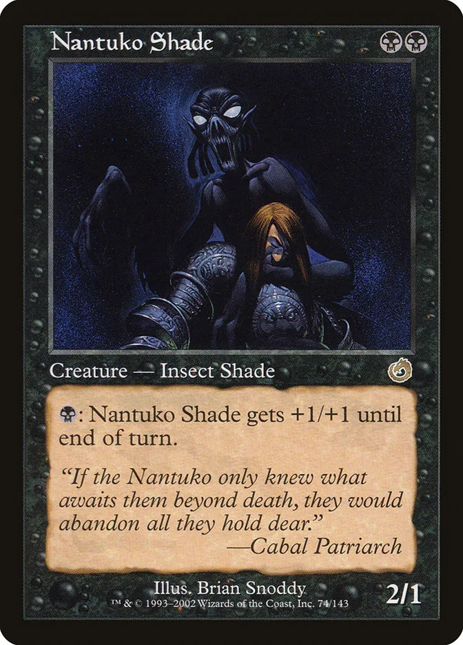 2002 Torment Nantuko Shade rare #74 unlisted card image