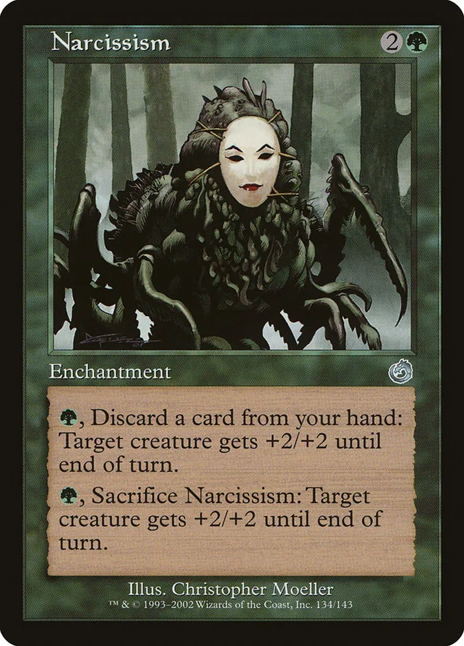 2002 Torment Narcissism uncommon #134 unlisted card image