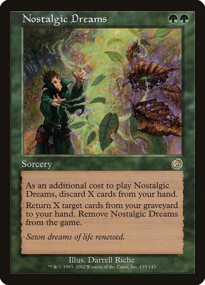 2002 Torment Nostalgic Dreams rare #135 unlisted card image
