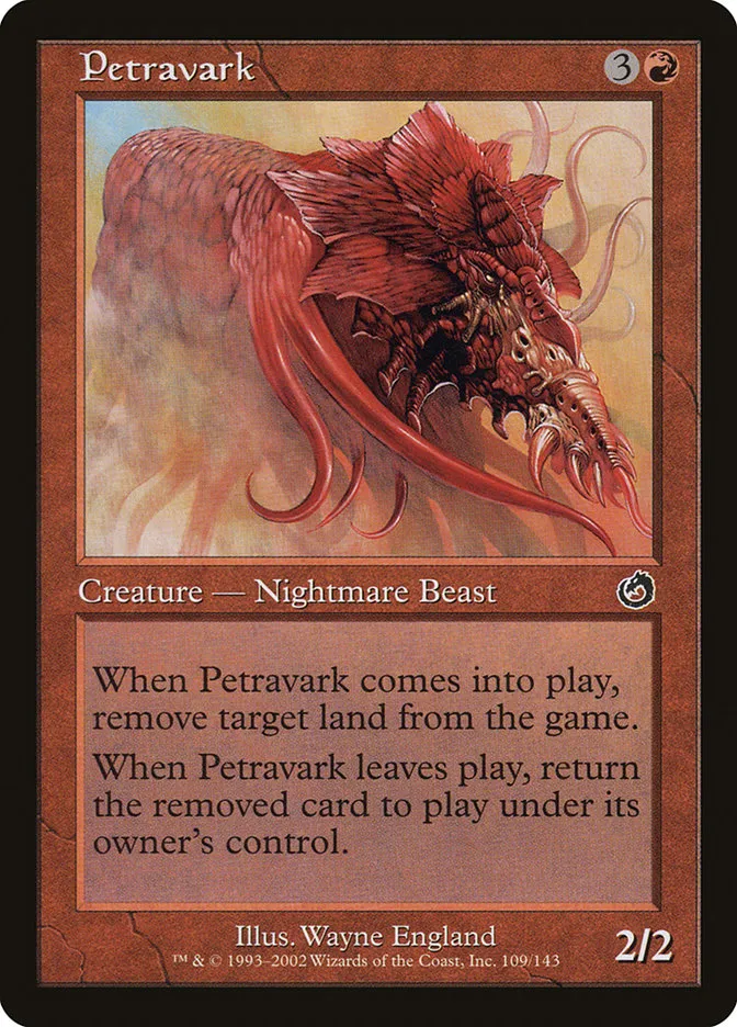 2002 Torment Petravark common #109 unlisted card image
