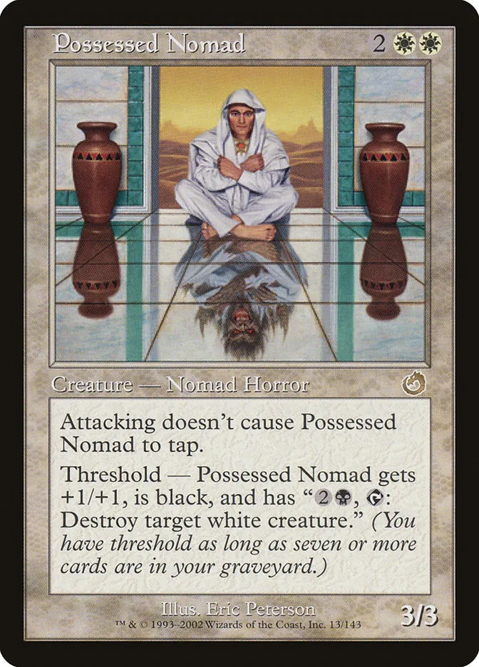 2002 Torment Possessed Nomad rare #13 unlisted card image