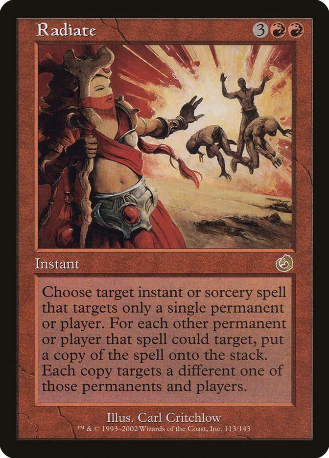 2002 Torment Radiate rare #113 unlisted card image
