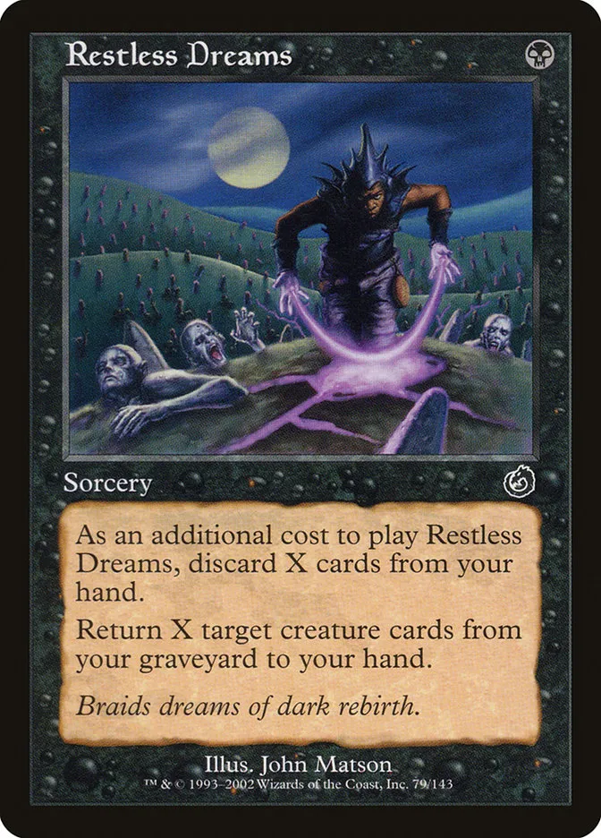 2002 Torment Restless Dreams common #79 unlisted card image