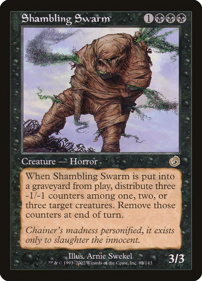 2002 Torment Shambling Swarm rare #82 unlisted card image