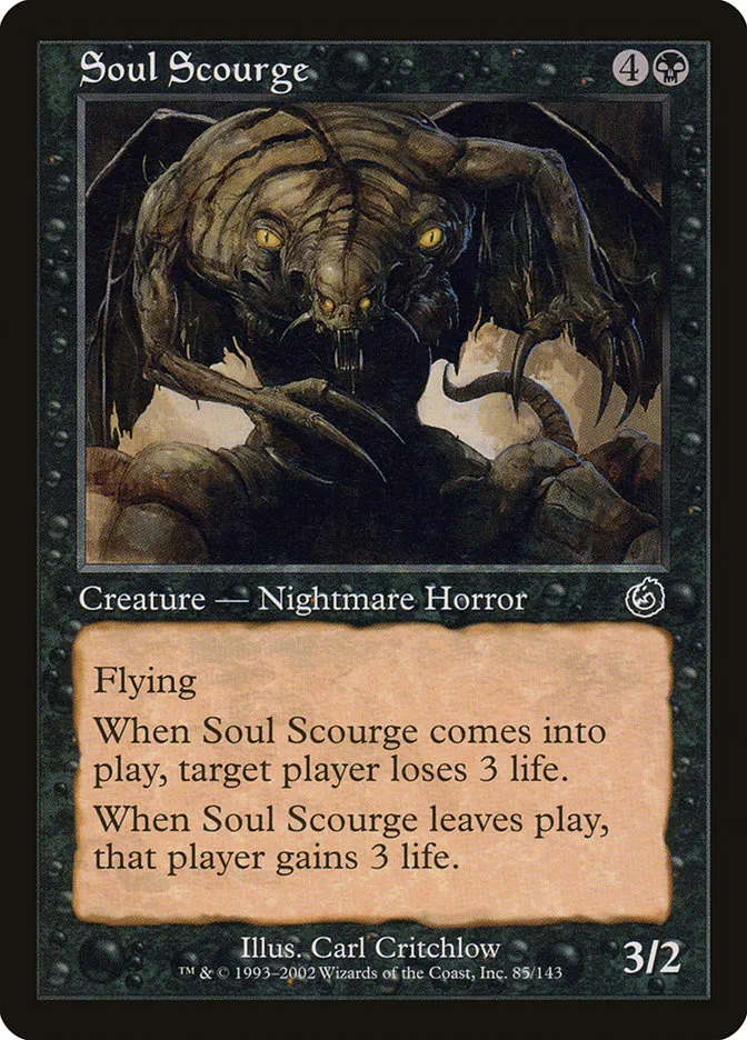 2002 Torment Soul Scourge common #85 unlisted card image