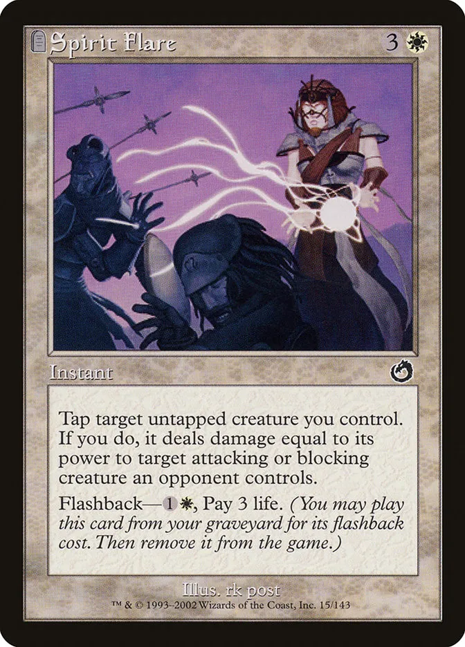 2002 Torment Spirit Flare common #15 unlisted card image