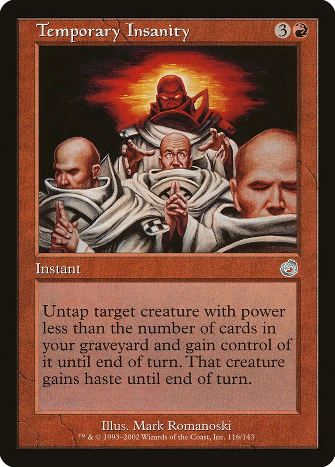 2002 Torment Temporary Insanity uncommon #116 unlisted card image
