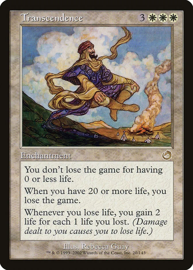 2002 Torment Transcendence rare #20 unlisted card image