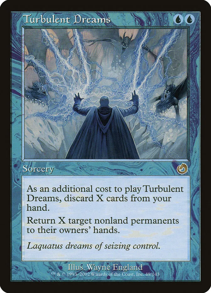 2002 Torment Turbulent Dreams rare #49 unlisted card image
