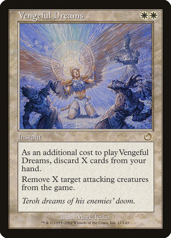 2002 Torment Vengeful Dreams rare #21 unlisted card image