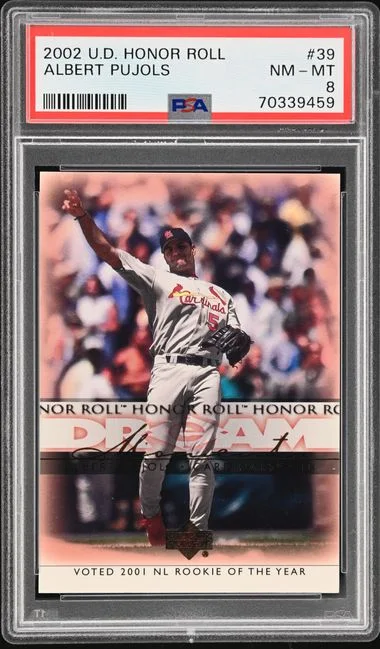 2002 Upper Deck Albert Pujols Honor Roll #39 card image