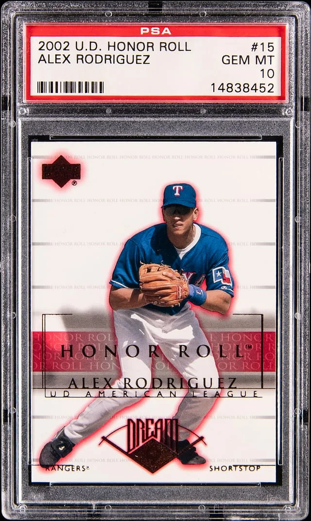 2002 Upper Deck Alex Rodriguez Honor Roll #15 card image