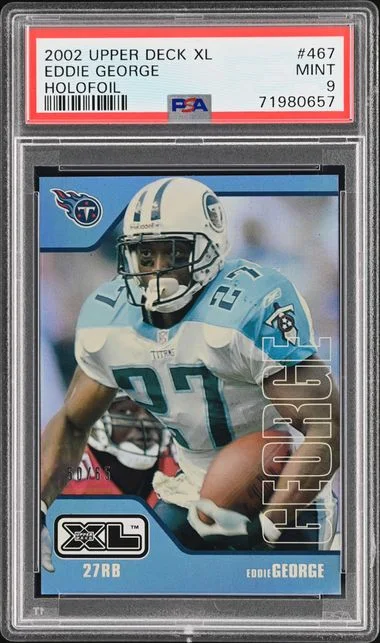 2002 Upper Deck Eddie George Xl Holofoil #467 card image