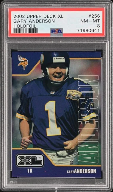 2002 Upper Deck Gary Anderson XL Holofoil #256 card image