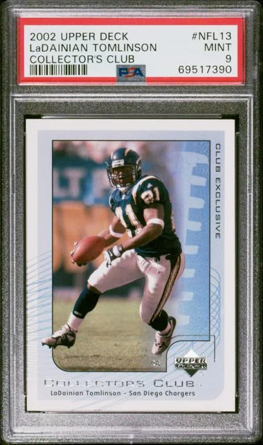 2002 Upper Deck LaDainian Tomlinson Collector's Club #NFL13 card image