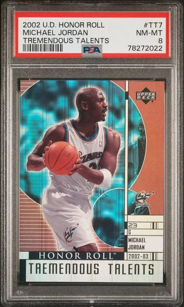 2002 Upper Deck Michael Jordan Honor Roll Tremendous Talents #TT7 card image