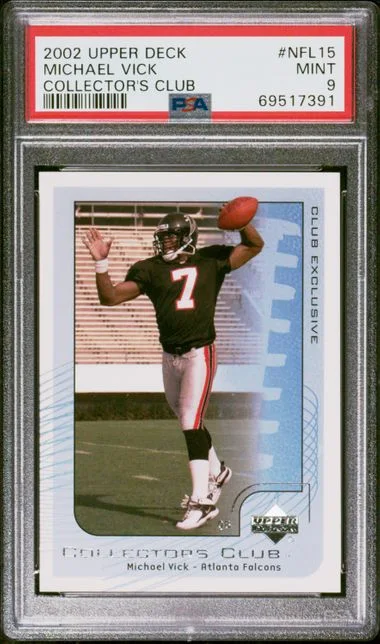 2002 Upper Deck Michael Vick Collector's Club #NFL15 card image