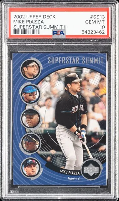 2002 Upper Deck Mike Piazza Superstar Summit II Superstar Summit II #SS13 card image
