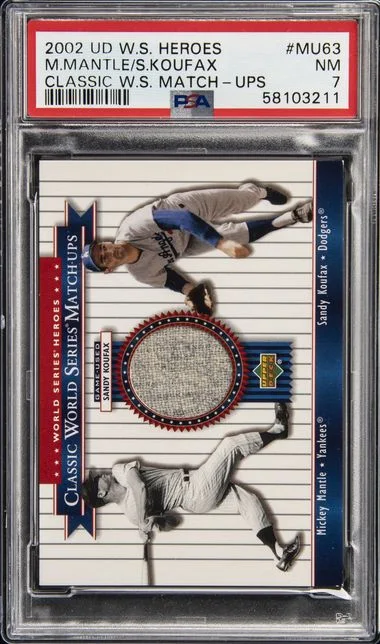 2002 Upper Deck M.Mantle/S.Koufax World Series Heroes Classic World Series Match-Up Classic W.S. Match-Ups #MU63 card image