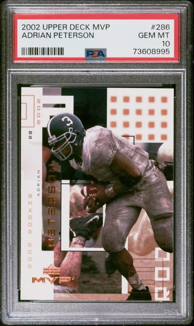 2002 Upper Deck MVP Adrian Peterson #286 card image