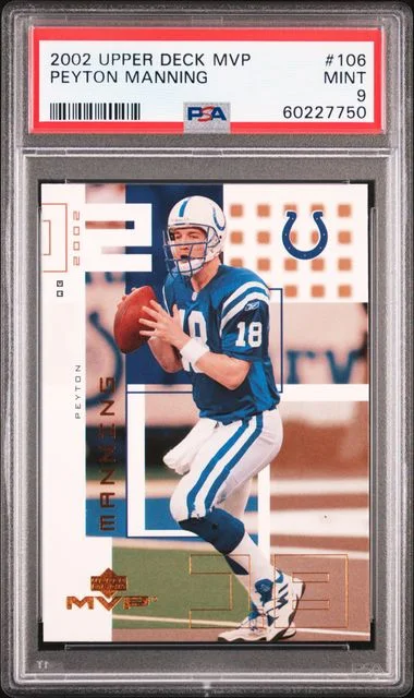 2002 Upper Deck MVP Peyton Manning #106 card image