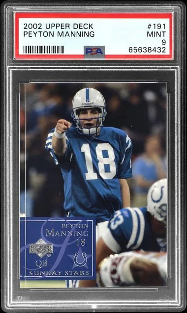 2002 Upper Deck Peyton Manning #191 card image