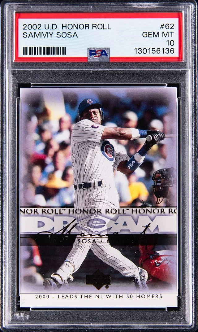 2002 Upper Deck Sammy Sosa Honor Roll #62 card image