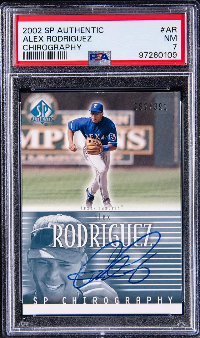2002 Upper Deck SP Authentic Alex Rodriguez SP Chirography #AR card image