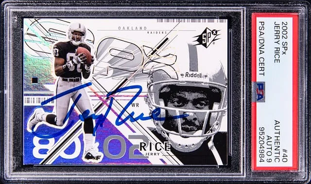 2002 Upper Deck SPx Jerry Rice #40 card image