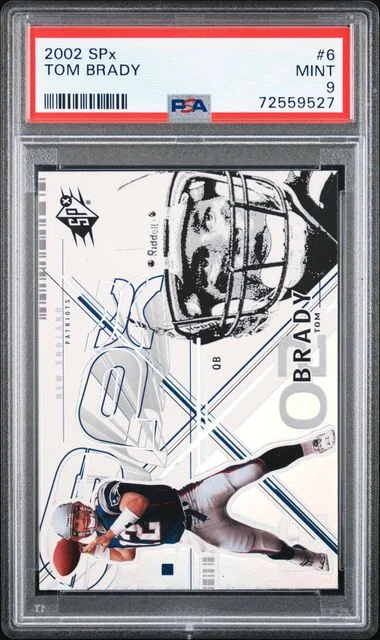 2002 Upper Deck SPx Tom Brady #6 card image