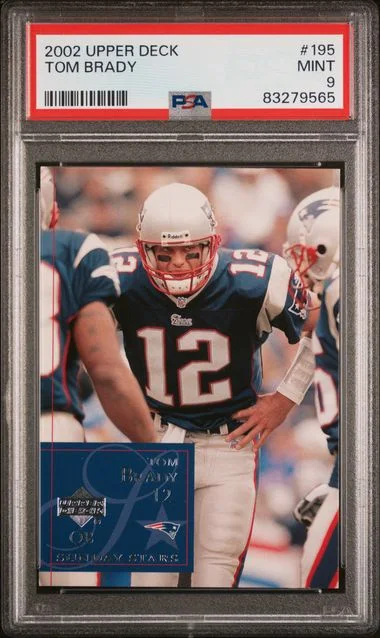 2002 Upper Deck Tom Brady #195 card image