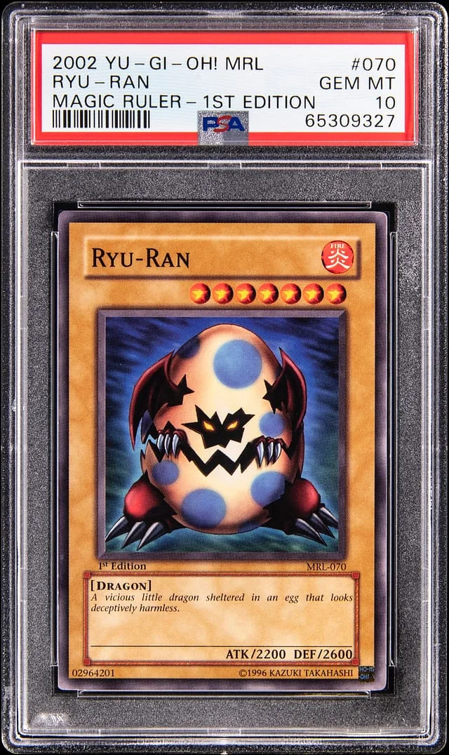 2002 Yu-Gi-Oh! Magic Ruler 1st Edition Ryu-Ran #MRL-070 card image