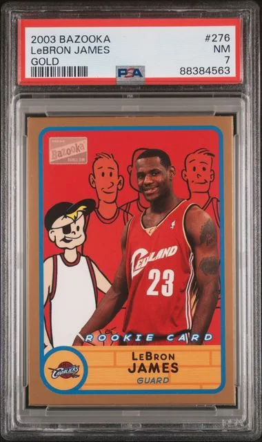 2003-04 Bazooka Gold LeBron James #276 card image