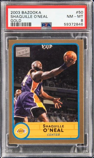 2003-04 Bazooka Gold Shaquille O'Neal #50 card image