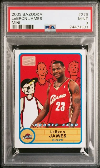 2003-04 Bazooka Mini LeBron James #276 card image