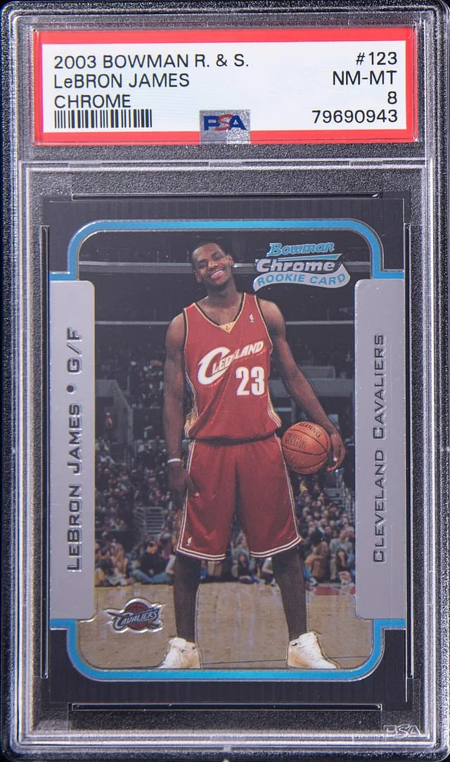 2003-04 Bowman Chrome LeBron James #123 card image