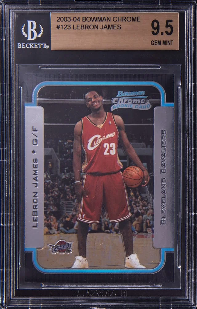 2003-04 Bowman Chrome LeBron James r #123 card image