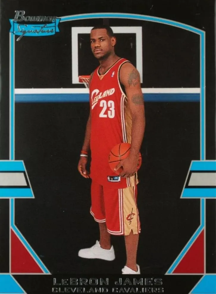2003-04 Bowman Signature Lebron James #56 card image