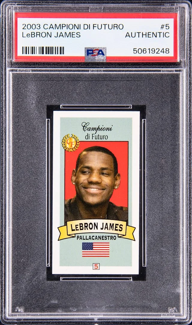 2003-04 Campioni Di Futuro LeBron James #5 card image