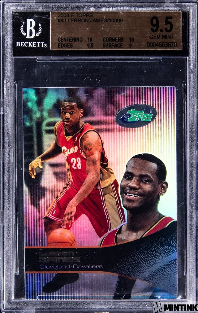 2003-04 E-Topps LeBron James #43 card image