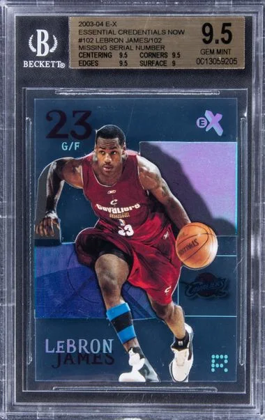 2003-04 Essential Credentials Now LeBron James #102 card image