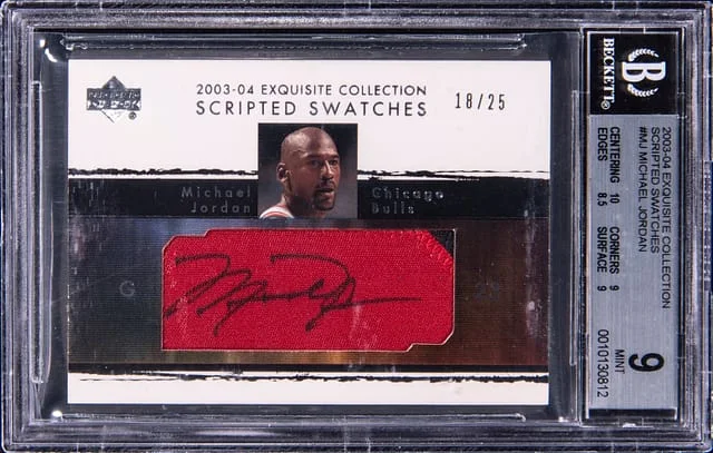2003-04 Exquisite Collection Scripted Swatches #no-number card image