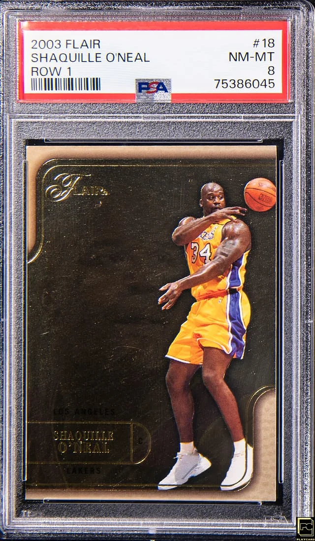 2003-04 Flair Shaquille O'Neal Row 1 #18 card image