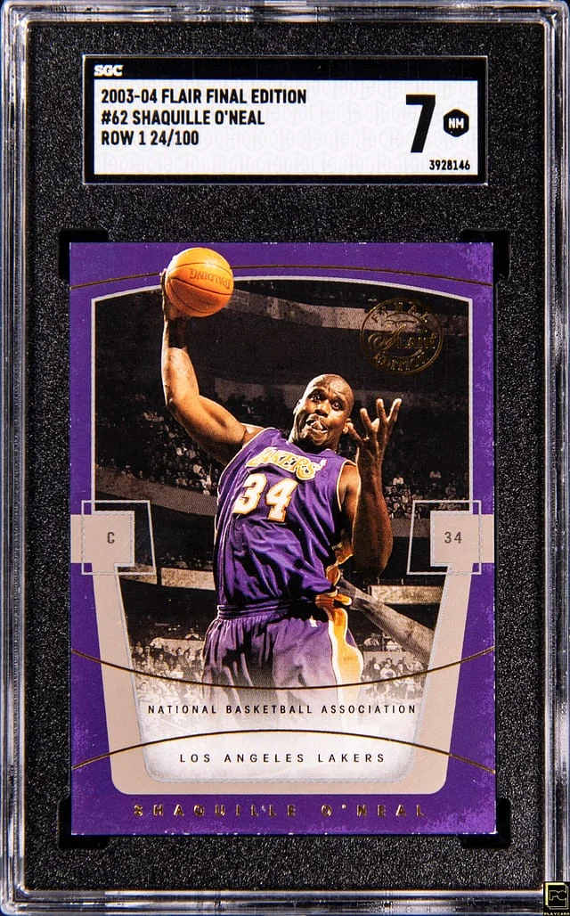2003-04 Flair Shaquille O'Neal Final Edition Row 1 #62 card image