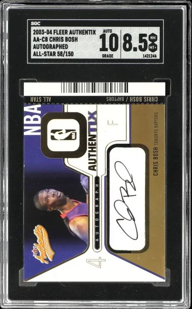2003-04 Fleer Authentix Chris Bosh Autographed All-Star #AA-CB card image