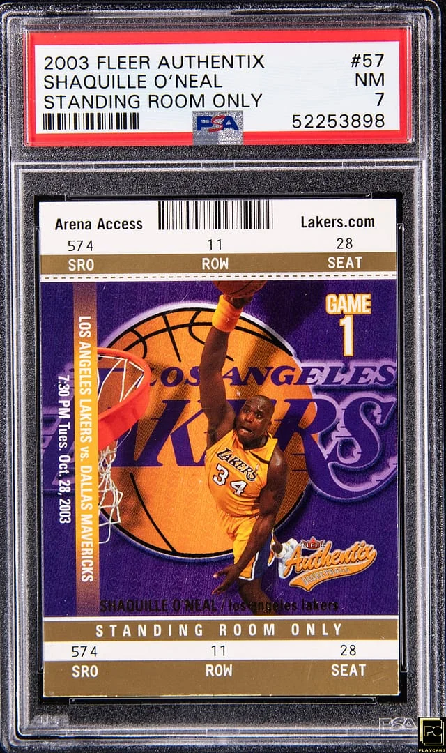 2003-04 Fleer Authentix Shaquille O'Neal Standing Room Only #57 card image